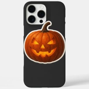 Spooky Halloween Pumpkin Sticker iPhone 16 Pro Max Hülle