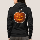 Spooky Halloween Pumpkin Sticker Hoodie (Rückseite)