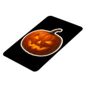 Spooky Halloween Pumpkin Sticker Magnet (Linke Seite)