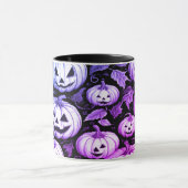 Spooky Halloween Pumpkin Tasse (Zentrum)