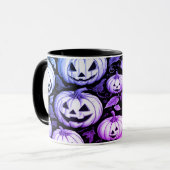 Spooky Halloween Pumpkin Tasse (Vorderseite Links)