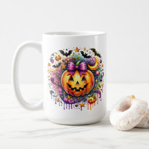 Spooky Halloween Pumpkin-Tasse Kaffeetasse