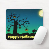 Spooky Halloween Pumpkin Tree - Mousepad (Mit Mouse)