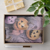 Spooky Halloween Pumpkins 1 Decoupage Paper Seidenpapier (Geschenk)