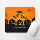 Spooky Halloween Pumpkins Jack-o-Lanterns Mousepad (Mit Mouse)