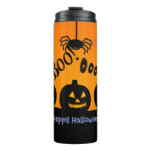 Spooky Halloween Pumpkins Jack-o-Lanterns Thermosbecher (Vorderseite)