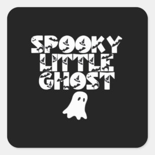 Spooky Halloween Quadratischer Aufkleber