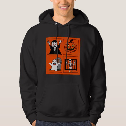 Spooky Halloween Quartet Hoodie (Vorderseite)