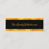 Spooky Halloween Raven Moon Black Gothic Website Telefonnummerkarte (Rückseite)