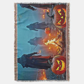 Spooky Halloween Ritual Design Decke (Vorderseite Vertikal)