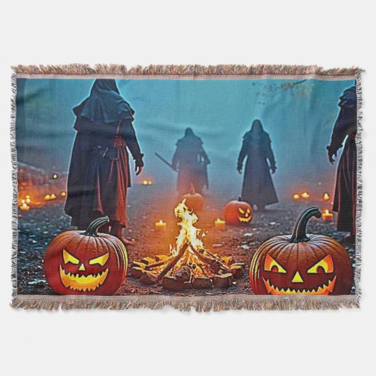 Spooky Halloween Ritual Design Decke (Vorderseite)