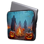 Spooky Halloween Ritual Design Laptopschutzhülle (Vorderseite Links)