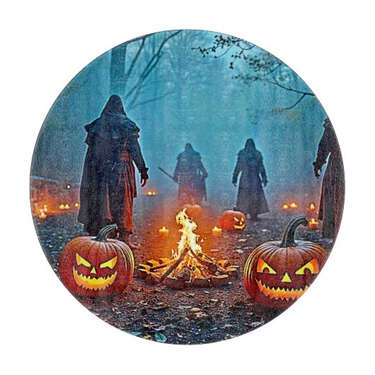 Spooky Halloween Ritual Design Schneidebrett (Vorderseite)