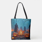 Spooky Halloween Ritual Design Tasche (Rückseite)