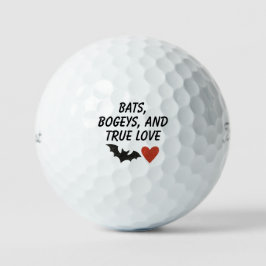 Spooky Halloween Romance Humor Fall Vibes Golfball