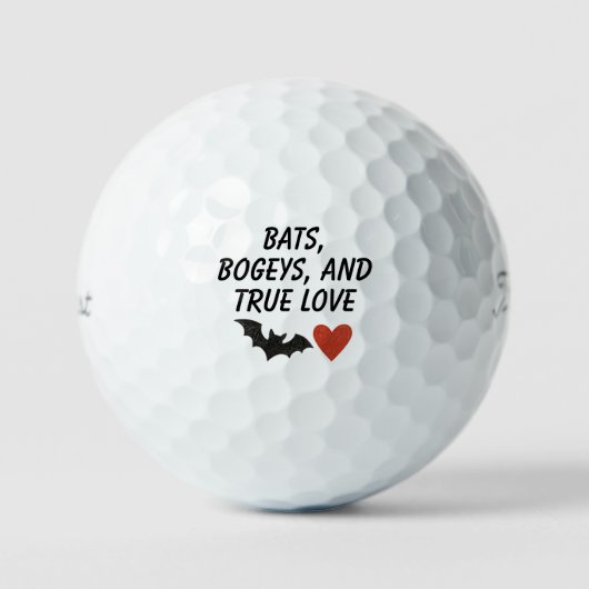 Spooky Halloween Romance Humor Fall Vibes Golfball (Vorderseite)