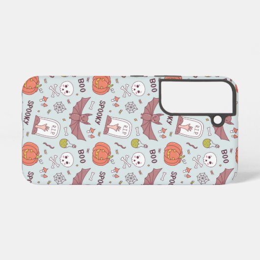 Spooky Halloween Samsung Galaxy Hülle (Rückseite (Horizontal))