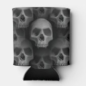 Spooky Halloween-Schädel Dosenkühler (Rückseite)