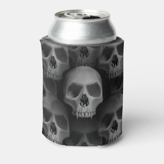 Spooky Halloween-Schädel Dosenkühler (Kanne Rückseite)