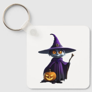 "Spooky Halloween Schlüsselring mit einzigartigem Schlüsselanhänger