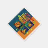 Spooky Halloween Serviette (Ecke)