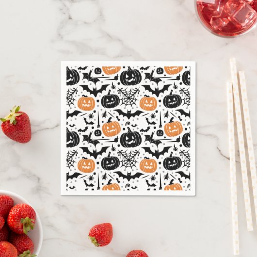 Spooky Halloween Serviette (Beispiel)