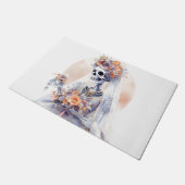 Spooky Halloween Skeleton Door Mat Fußmatte (Schrägansicht)