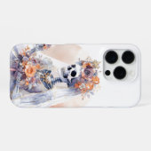 Spooky Halloween Skeleton iPhone Fall Hülle (Rückseite (Horizontal))