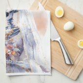 Spooky Halloween Skeleton Küchentuch (Viertel Falte)