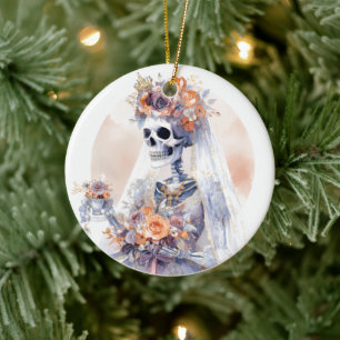 Spooky Halloween Skeleton Ornament