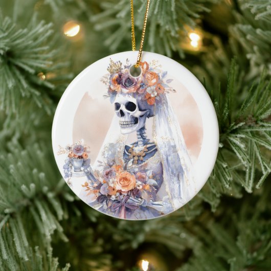 Spooky Halloween Skeleton Ornament (Baum)