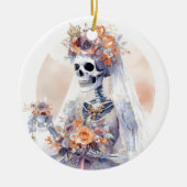 Spooky Halloween Skeleton Ornament (Vorne)