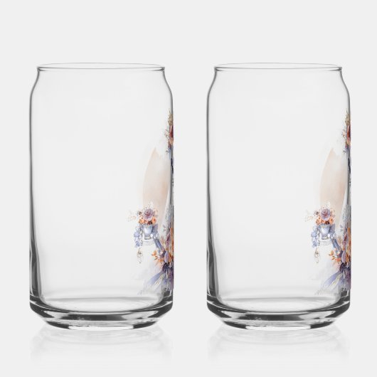 Spooky Halloween Skeleton Trinkbehälter Set kann G Dosenglas (Rechts)