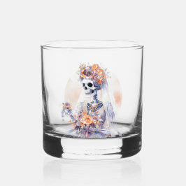 Spooky Halloween Skelettglas Whiskyglas