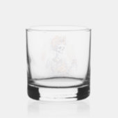 Spooky Halloween Skelettglas Whiskyglas (Rückseite)