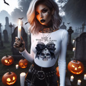 Spooky Halloween Skull Tri-Blend Shirt