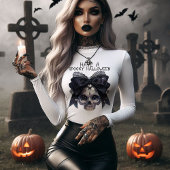 Spooky Halloween Skull Tri-Blend Shirt