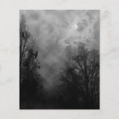 Spooky Halloween Sky mit Ravens Flyer (Vorne)