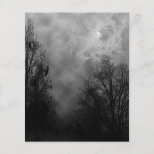 Spooky Halloween Sky mit Ravens Flyer