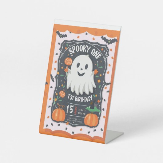 Spooky Halloween Sockelschild (Vorderseite)