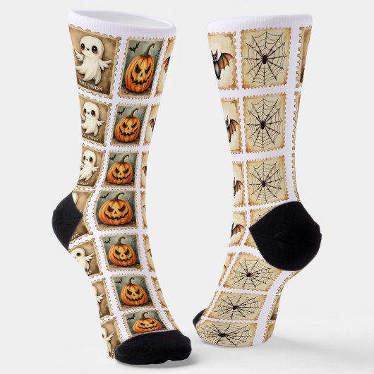 Spooky Halloween Socken (Gewinkelt)