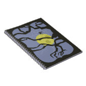 Spooky Halloween Spider Notizblock (Rechte Seite)