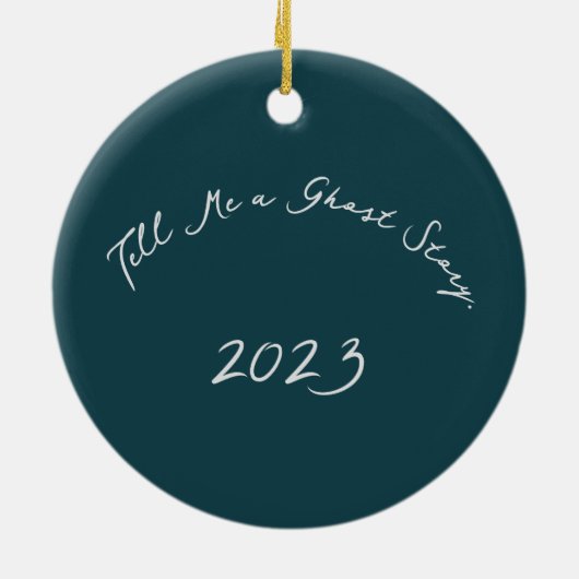 Spooky Halloween Spiders & Lily Viktorianisch Vint Keramik Ornament (Hinten)