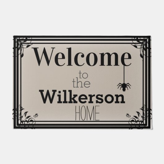 Spooky Halloween Spione Willkommen Fußmatte (Vorderseite)