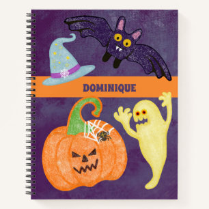 Spooky Halloween SpiralNotebook Notizblock