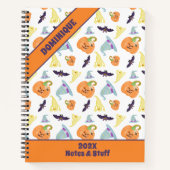 Spooky Halloween SpiralNotebook Notizblock (Vorderseite)