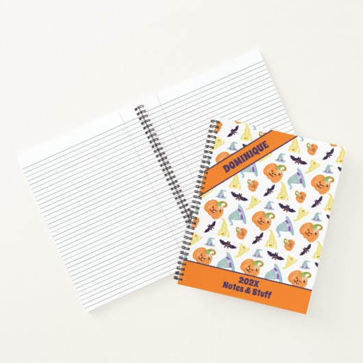 Spooky Halloween SpiralNotebook Notizblock (Innenseite)