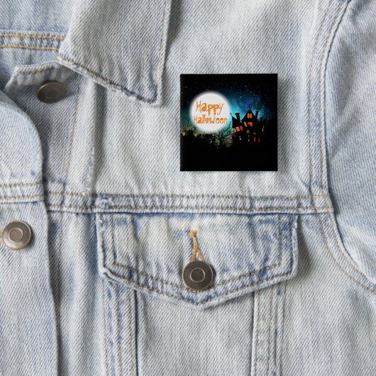 Spooky Halloween Spuk House Button (Beispiel)