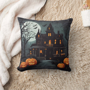 Spooky Halloween Spuk House Kissen