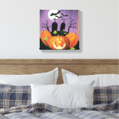 Spooky Halloween Spuk House Leinwanddruck (Insitu (Schlafzimmer))